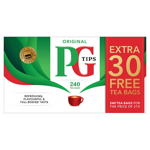 PG Tips 240-count (non-pyramid teabags) 696g