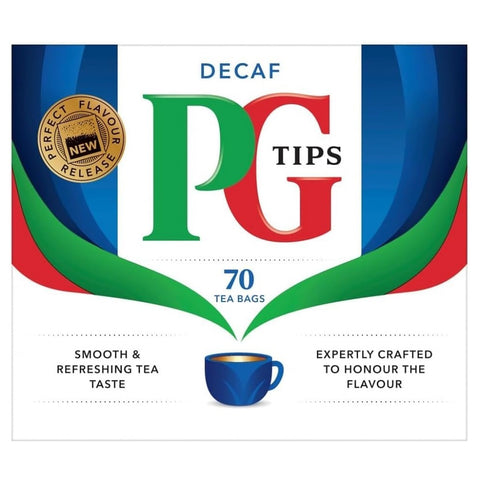 PG Tips Decaf 70-count (non-pyramid teabags)