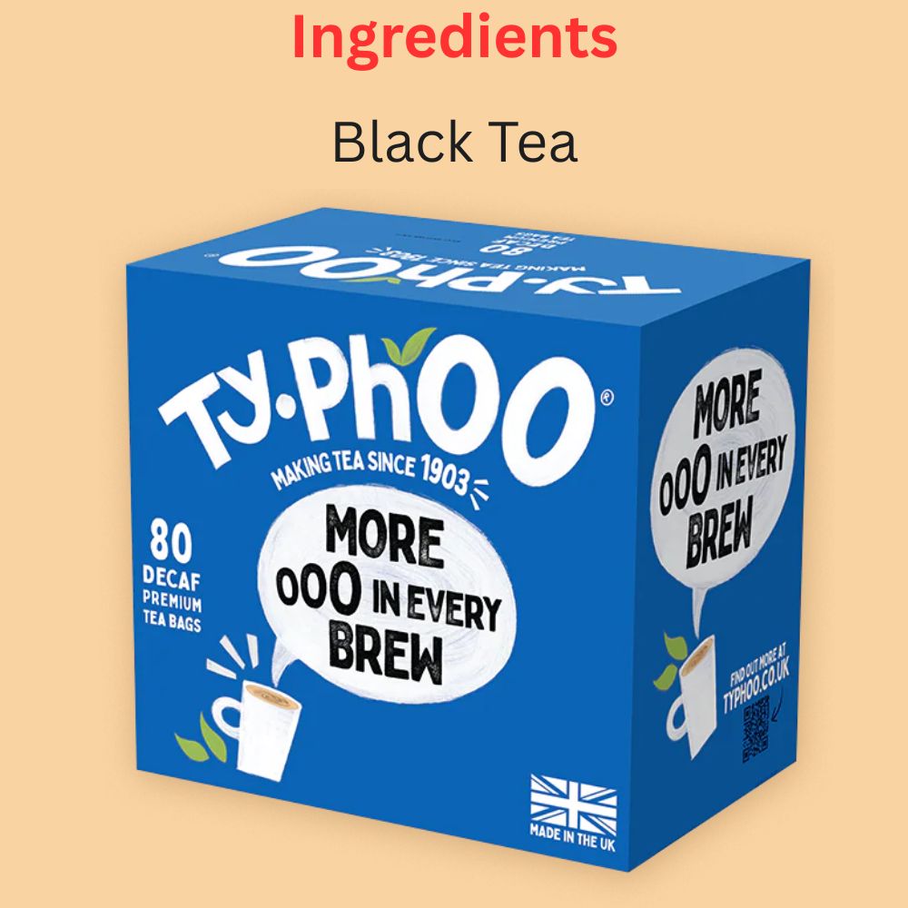 Typhoo Decaf (More In Every Brew) 80 Premium Teabags