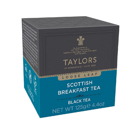 Taylors of Harrogate Scottish Breakfast Loose Leaf Tea 4.4oz Box