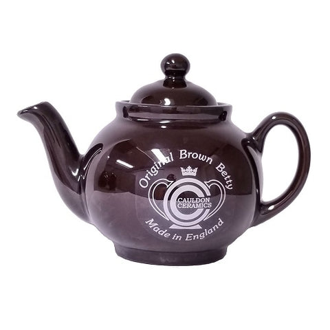 Cauldon Ceramics Brown Betty 2 Cup Teapot With Lithograph