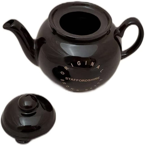 Cauldon Ceramics Brown Betty 4 cup Teapot with Engraved Logo