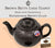 Cauldon Ceramics Brown Betty 8 Cup Teapot with Logo