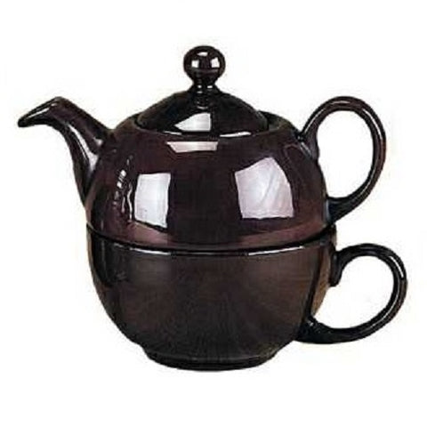Cauldon Ceramics Brown Betty tea for one