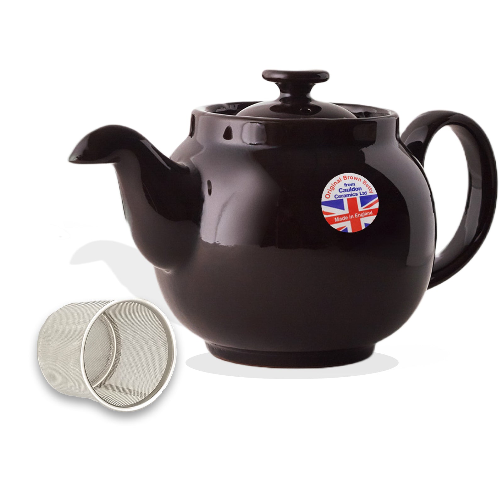 Cauldon Ceramics Limited Edition Ian Mcintyre Brown Betty 4 Cup Teapot With Infuser product image