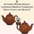 Traditional Handmade 2 Cup Terracotta Teapot with Logo | Made with Staffordshire Red Clay