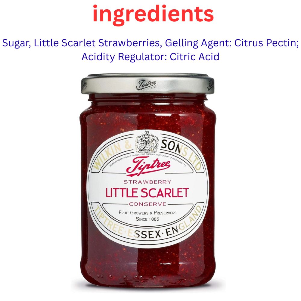 Tiptree Little Scarlet Strawberry Conserve, 12 Ounce