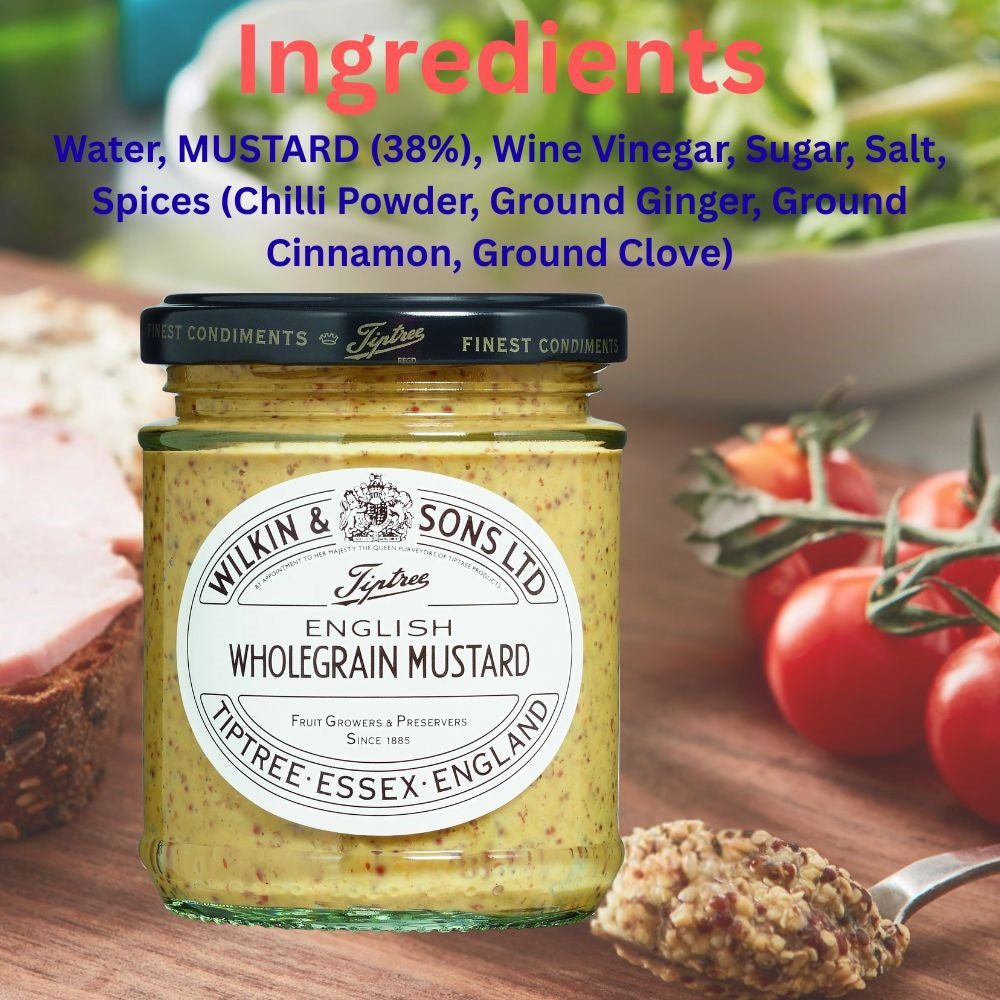 Tiptree English Wholegrain Mustard 185g