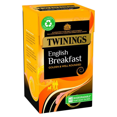 Twinings English Breakfast Tea (40 Teabags)