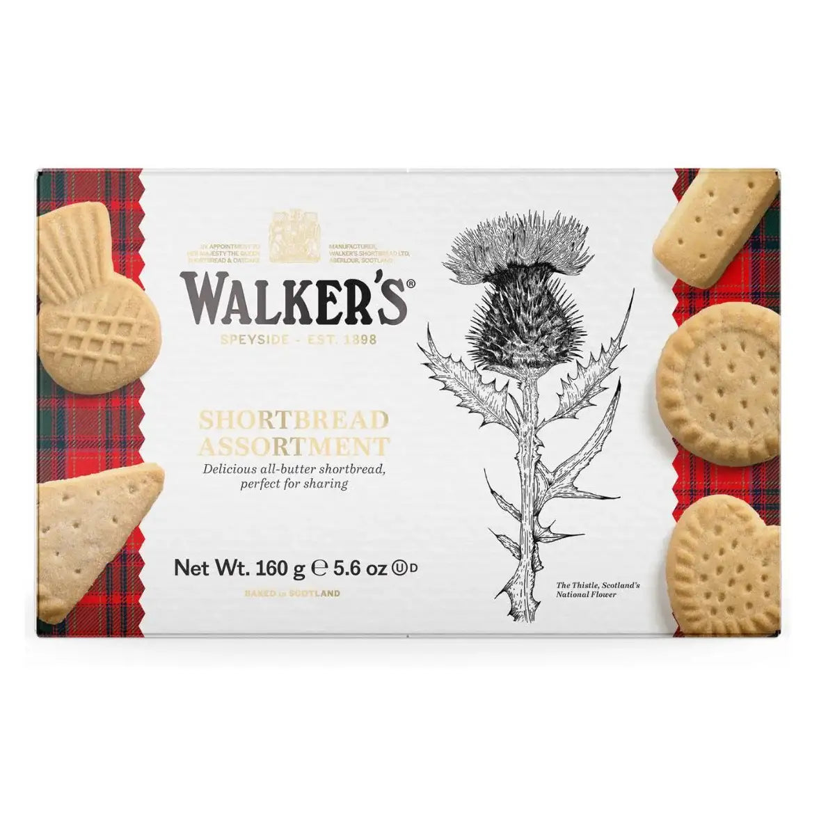 Walkers Shortbread Thistle Flower Mini Assorted 5.6oz
