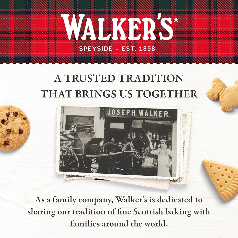 Walker's Pure Butter Shortbread Festive Shapes Reindeer Tin 250g