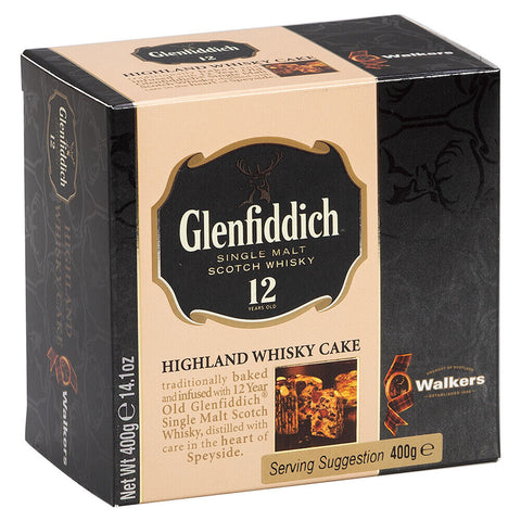 Walkers Shortbread Glenfiddich Highland Whisky Cake 14.1oz