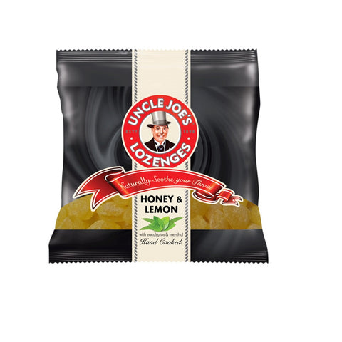 Uncle Joe's Honey & Lemon Lozenge 70g Bag