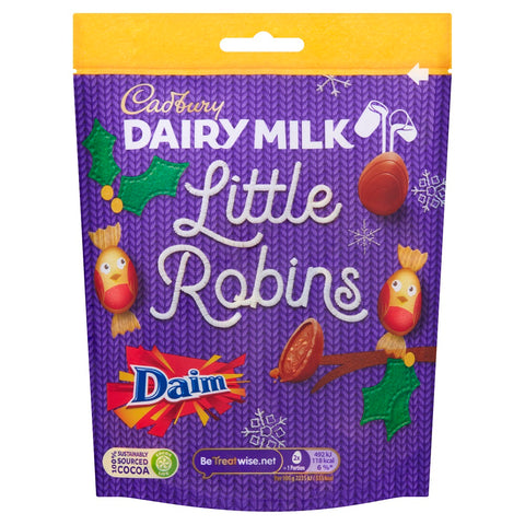 Cadbury Dairy Milk Little Robins Daim Chocolate 77g