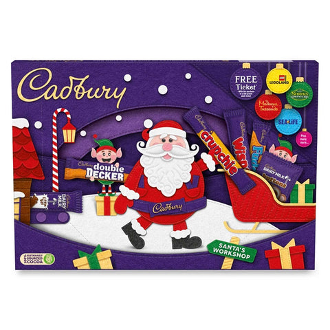 Cadbury Medium Santa Selection Chocolate Box 145g