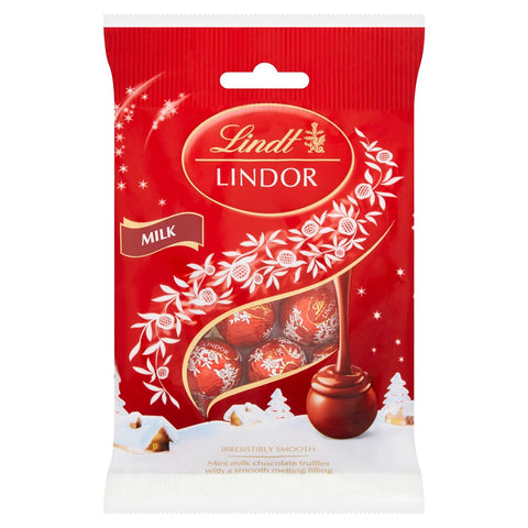 Lindt Lindor Mini Milk Truffles Chocolate 80g
