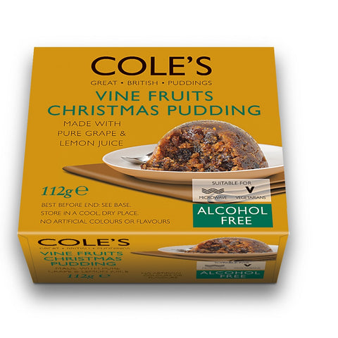 Coles Alcohol Free Christmas Pudding 112g