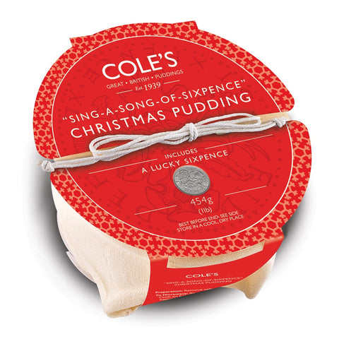 Coles Sing A Song Of Sixpence Christmas Pudding 454g