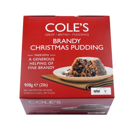 Coles Brandy Christmas Pudding 908g