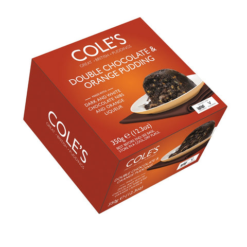 Coles Double Chocolate And Orange Pudding 350g