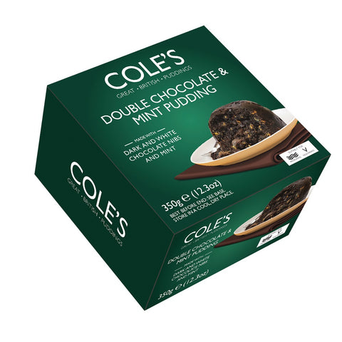 Coles Double Chocolate And Mint Pudding 350g