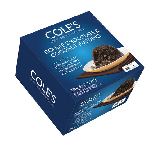 Coles Double Chocolate And Coconut Pudding 350g