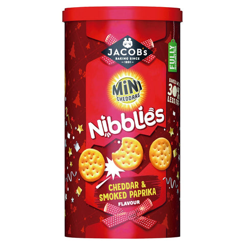 Jacobs Nibblies Caddy - Cheddar & Smoked Paprika Flavour - 250g