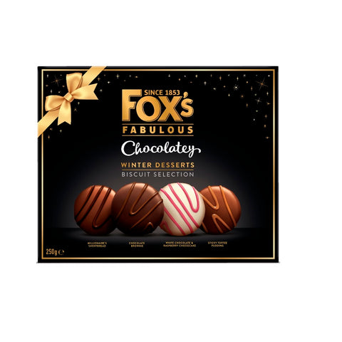 Fox's Fabulous Chocolatey Winter Desserts Biscuit Selection Carton 250g