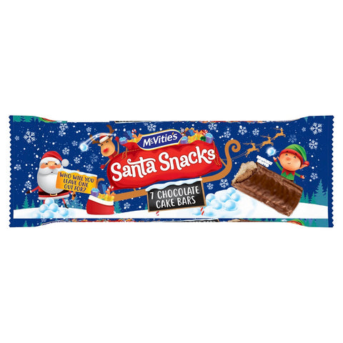 Mcvities Santa Snacks Chocolate Cake Bar 7Pk - 152.6g