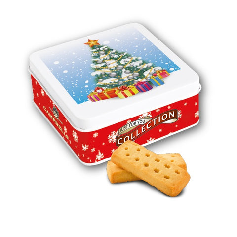 Campbell's Pure Butter shortbread Fingers - Christmas Tree Tin 90g