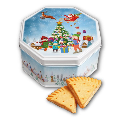 Campbell's Pure Butter shortbread Petticoat Tails - Christmas Tree Scene Tin 115g