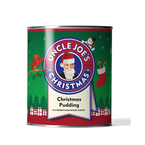 Uncle Joe's Christmas Pudding Flavoured Sweets Tin 120g