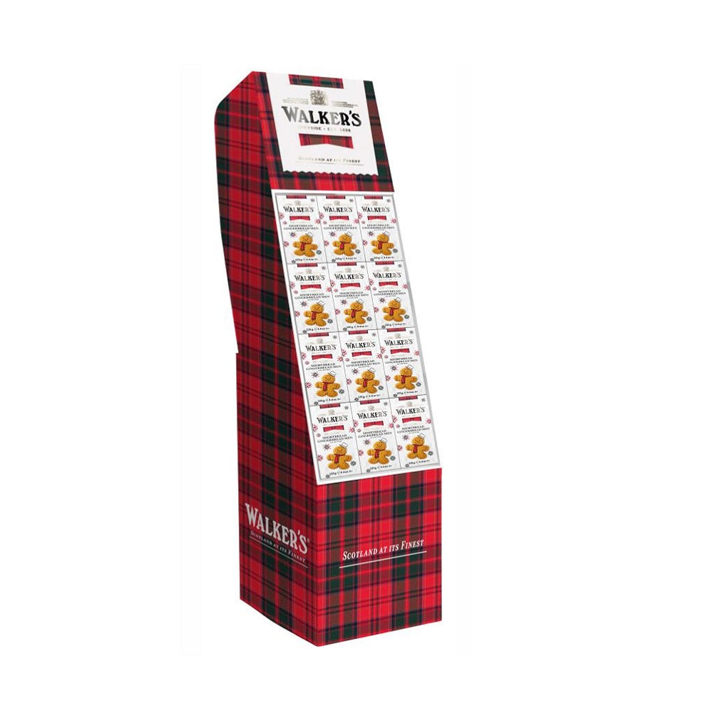 Walkers Shortbread 36-ct Gingerbread Men Shipper 4.4oz HOD