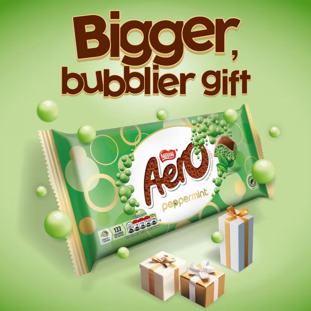 Aero Peppermint Block 295g