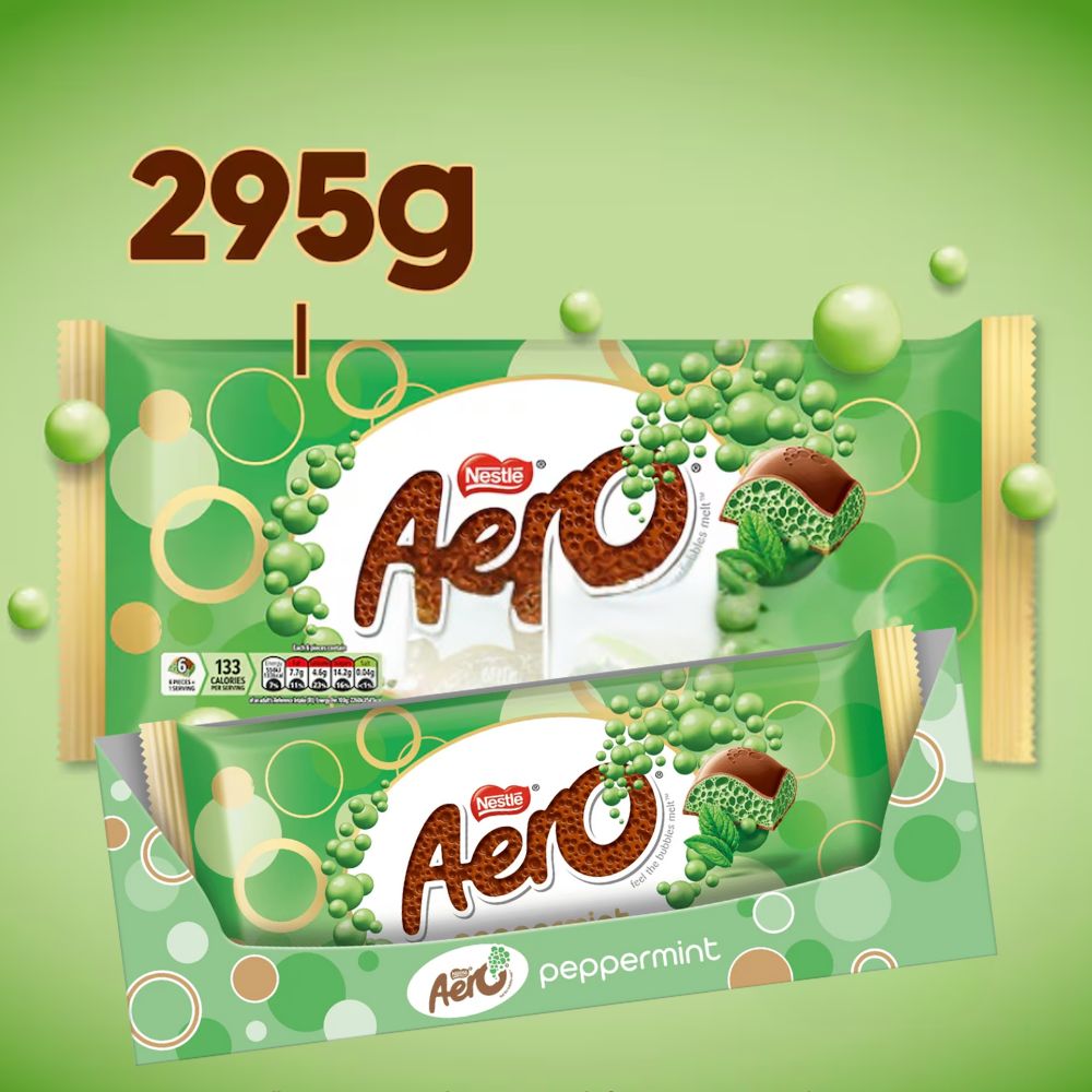 Aero Peppermint Block 295g