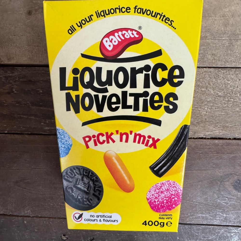 Barratt Liquorice Novelties Carton Sweets 400g