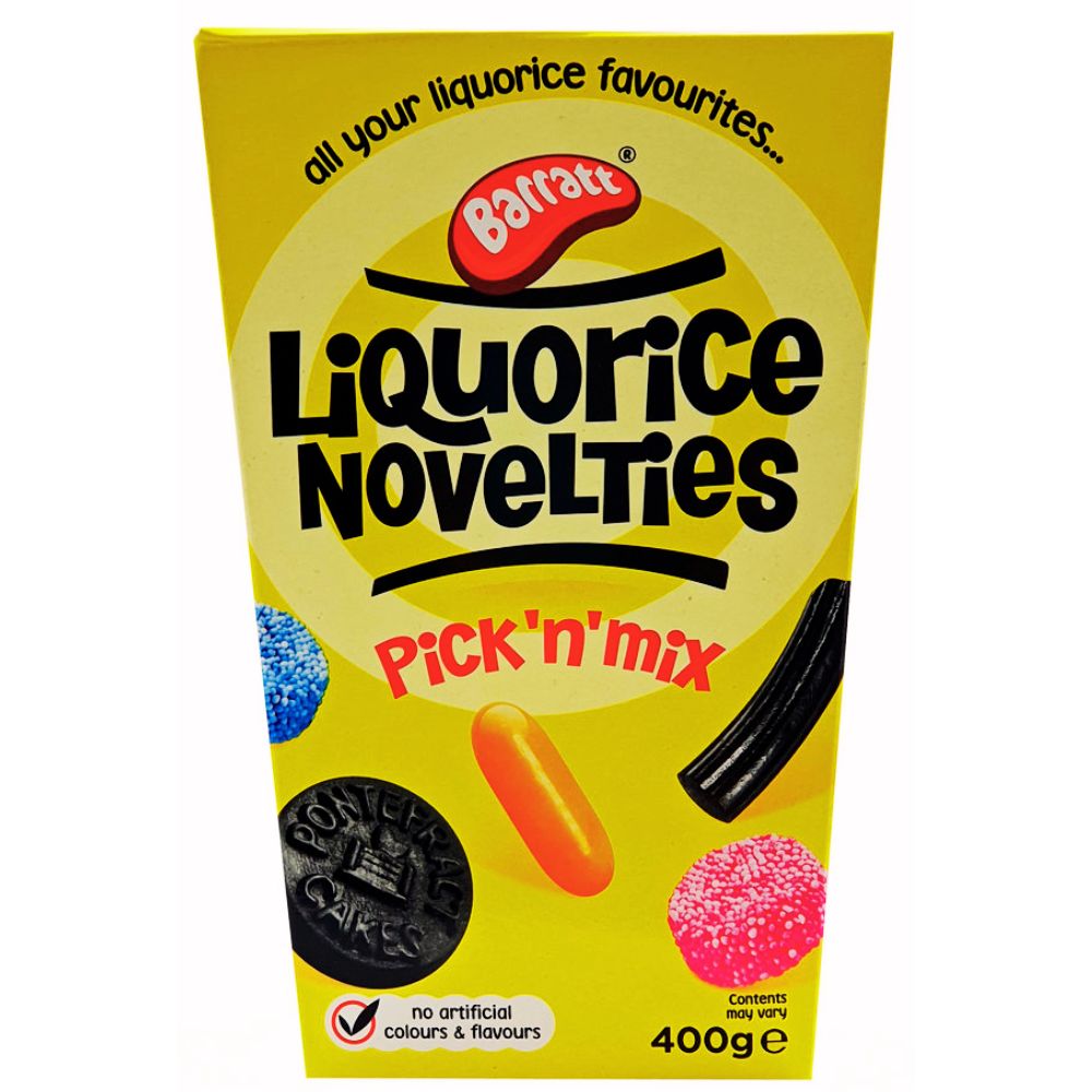Barratt Liquorice Novelties Carton Sweets 400g