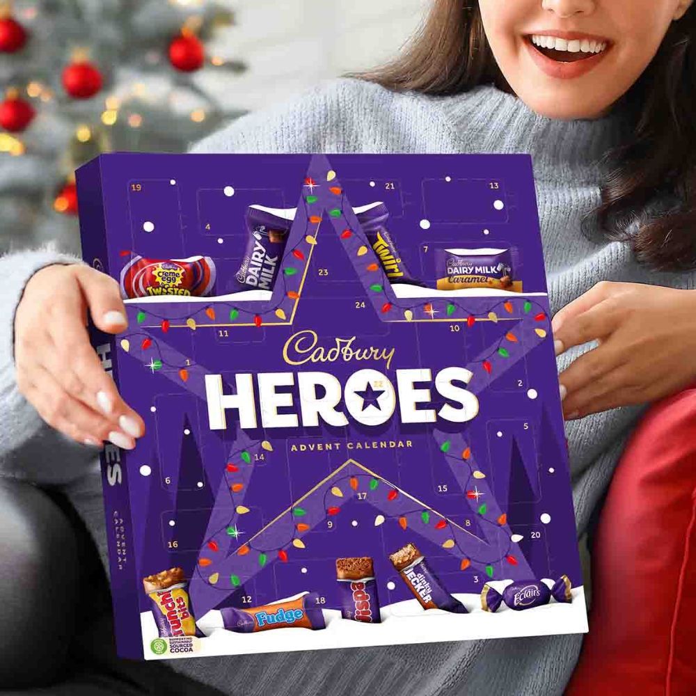 C'bury Heroes Advent Calendar Chocolate 230g