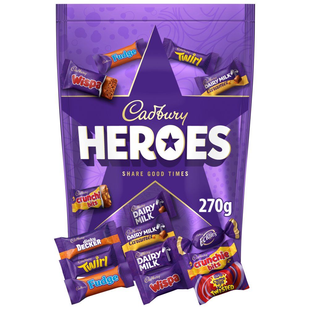 Cadbury Heroes Chocolate Pouch 270g