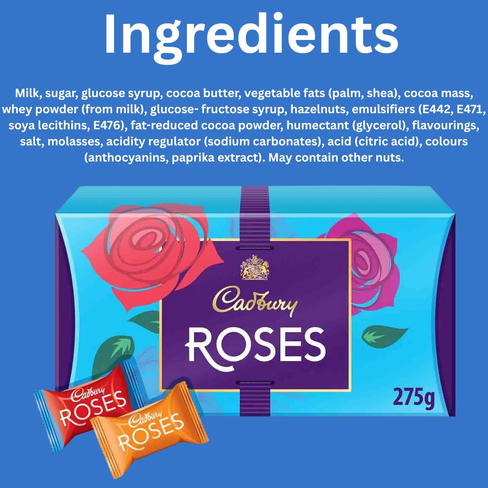 C'bury Roses Chocolate Gift Carton 275g
