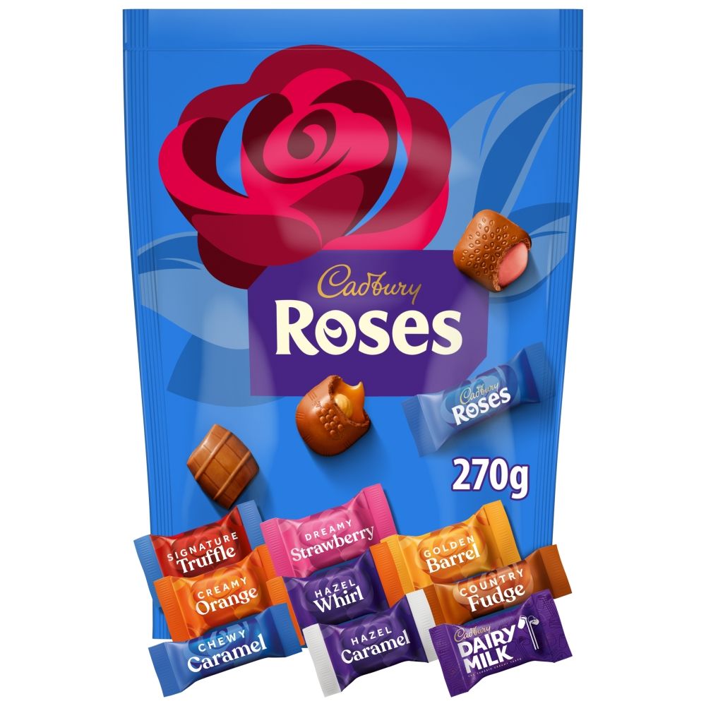 C'bury Roses Chocolate Pouch 270g