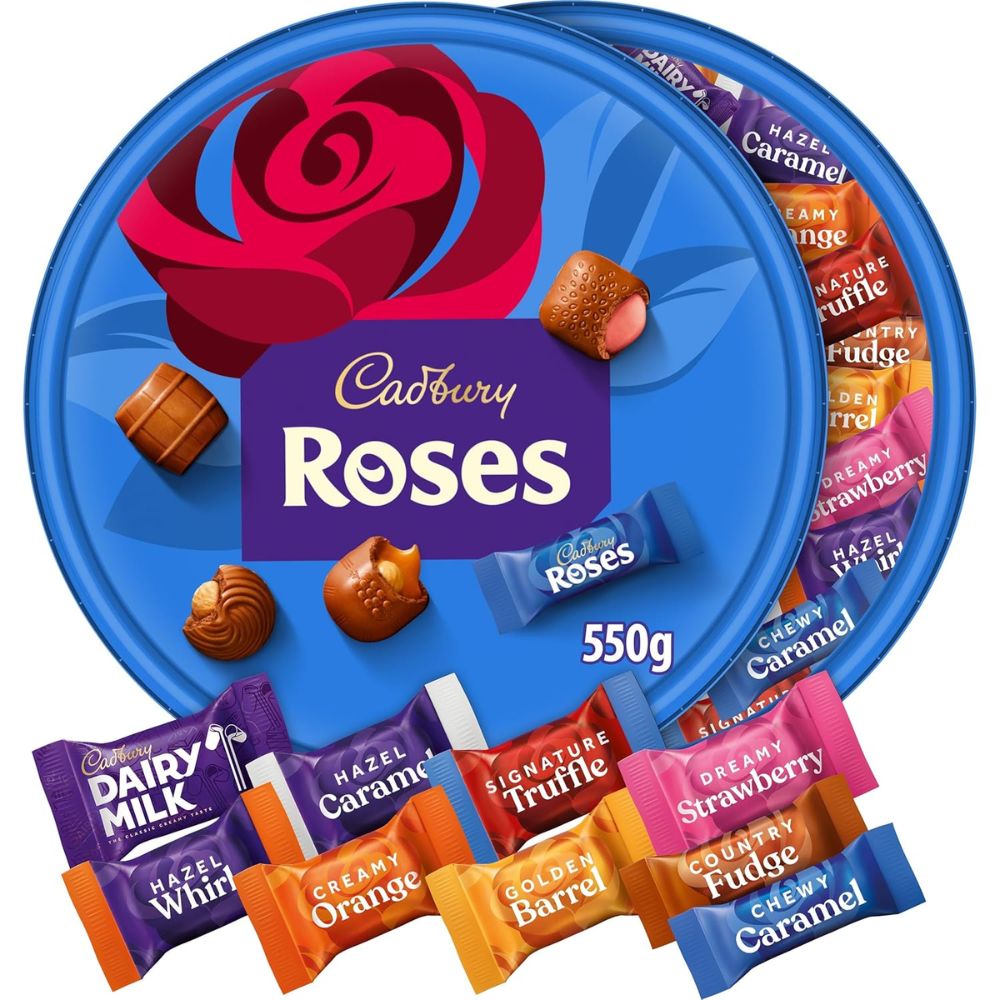 C'bury Roses Milk Chocolate Tub 550g