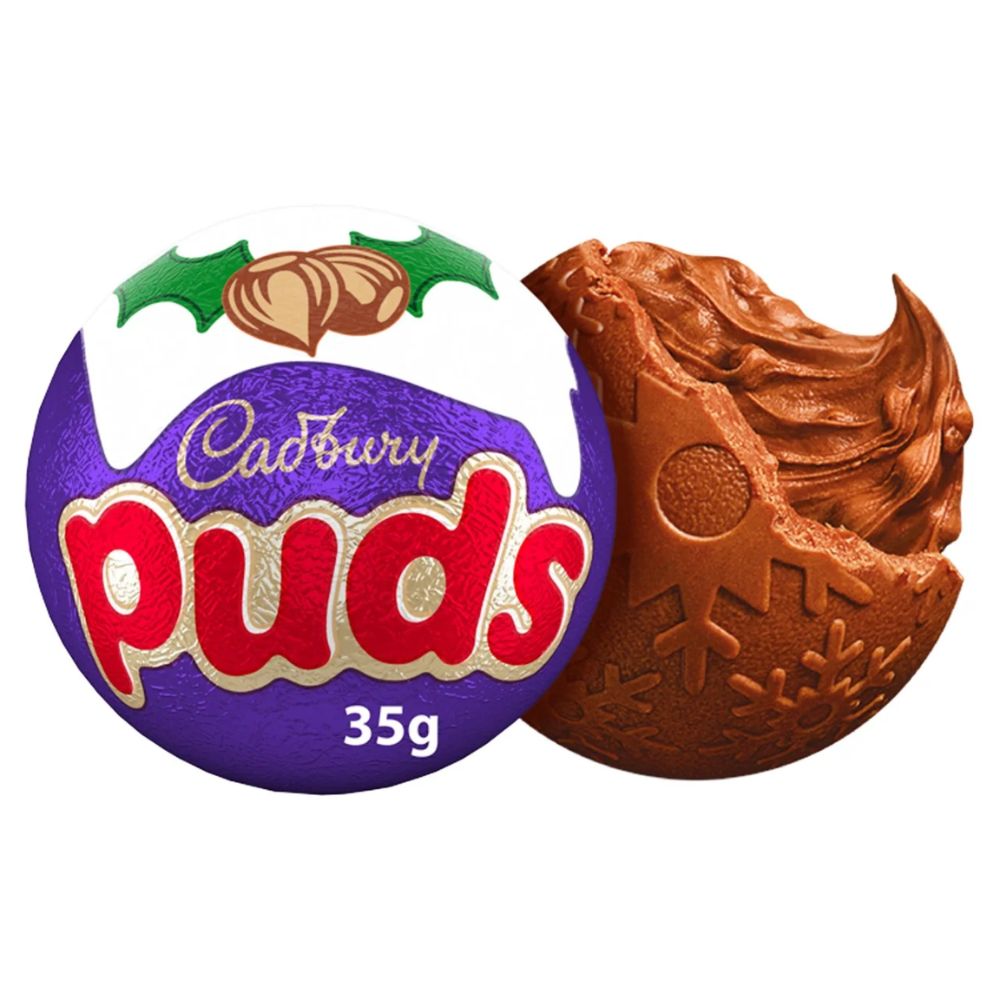 C'bury Dairy Milk Puds Chirstmas Chocolate 35g