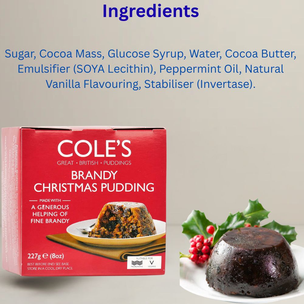 Cole's Boxed Brandy Christmas Pudding 227g