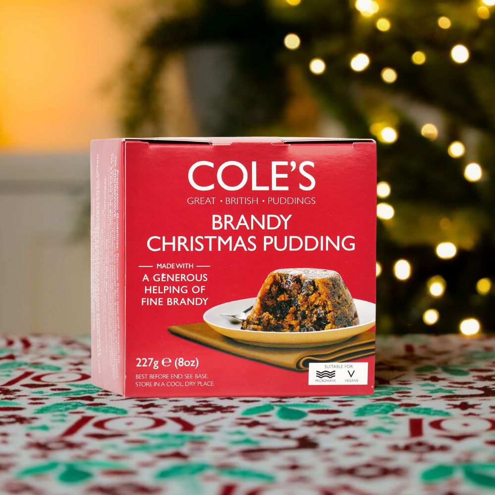 Cole's Boxed Brandy Christmas Pudding 227g