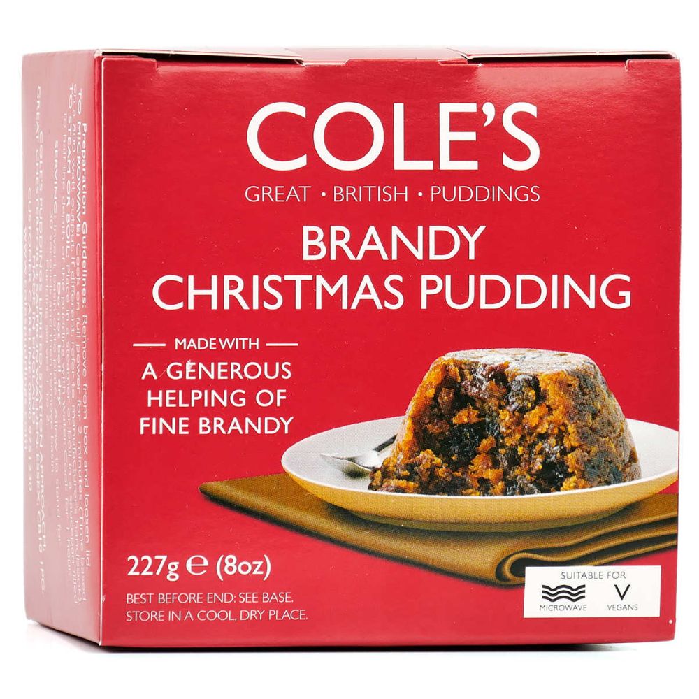 Cole's Boxed Brandy Christmas Pudding 227g