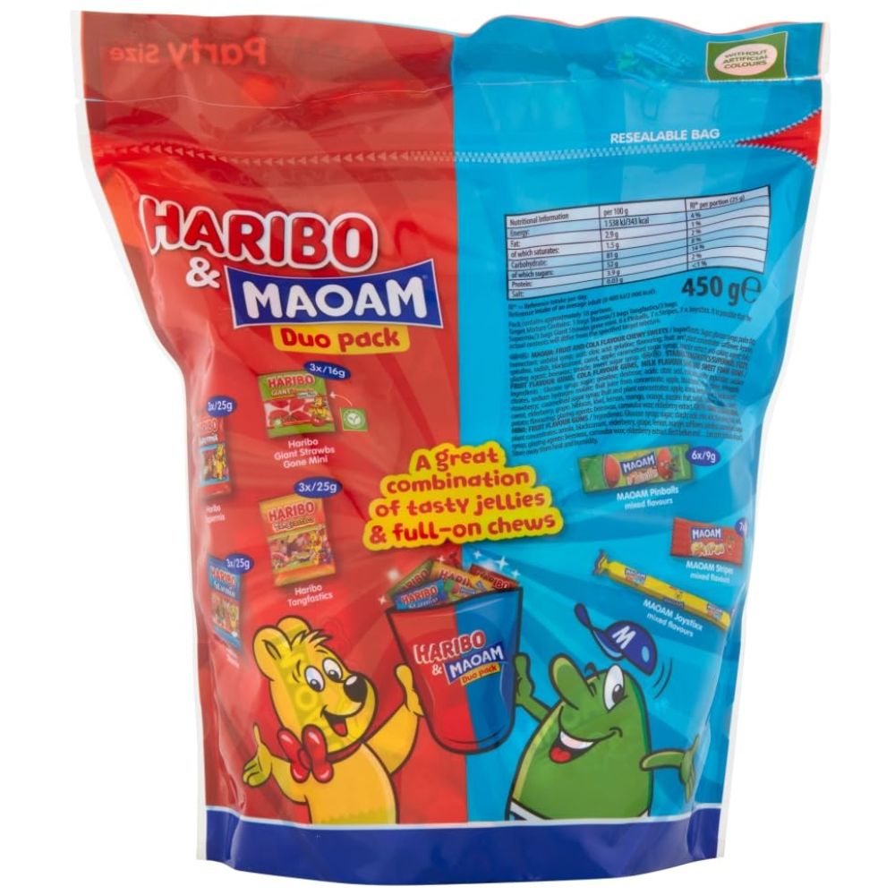 Haribo & Maoam Duo Pack Pouch 450g