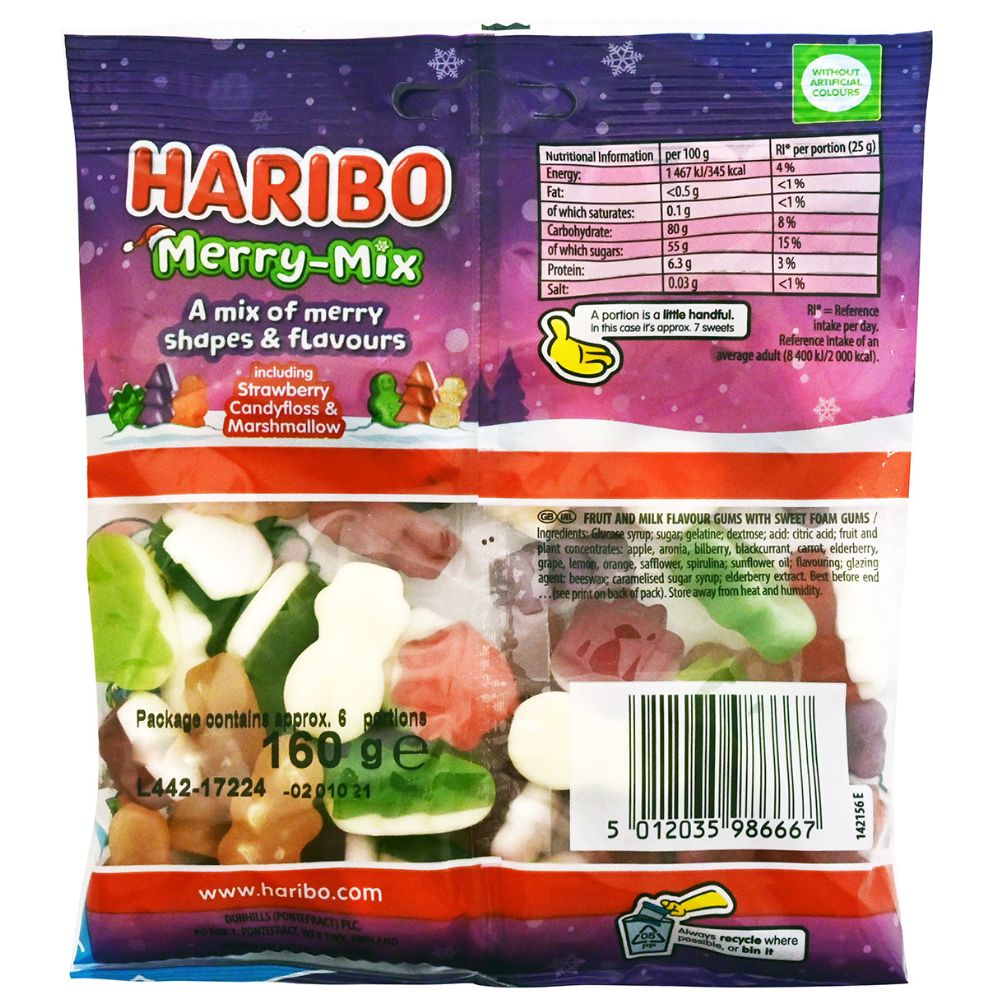 Haribo Merry Mix Sweets 160g