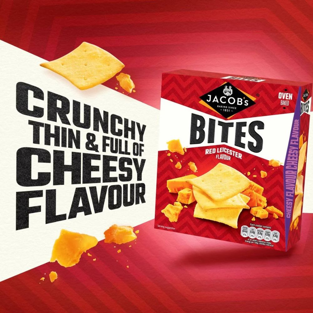 Jacob's Red Leicester Flavour Bites 125g