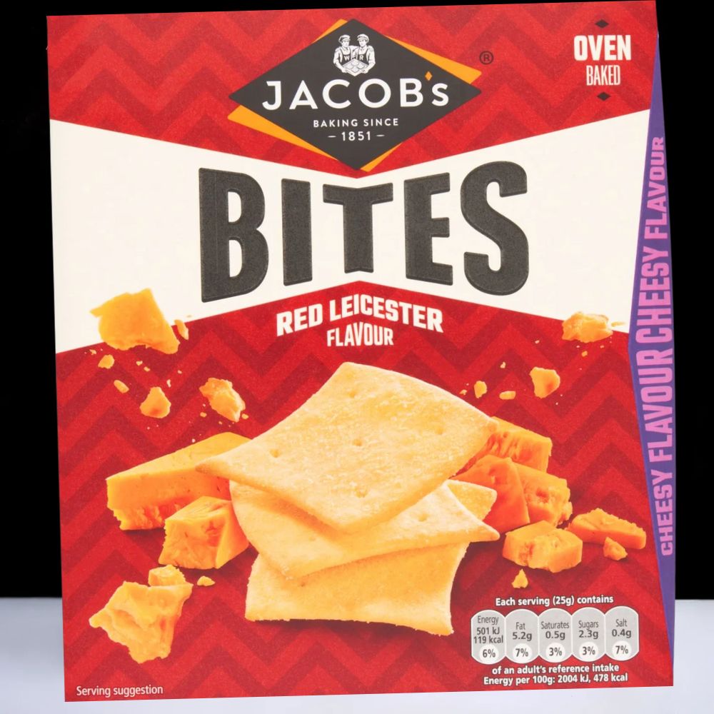 Jacob's Red Leicester Flavour Bites 125g
